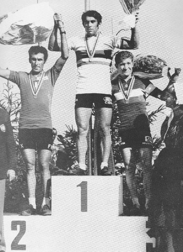 1972 Salvarani ciclismo - Marino Basso con la maglia iridata